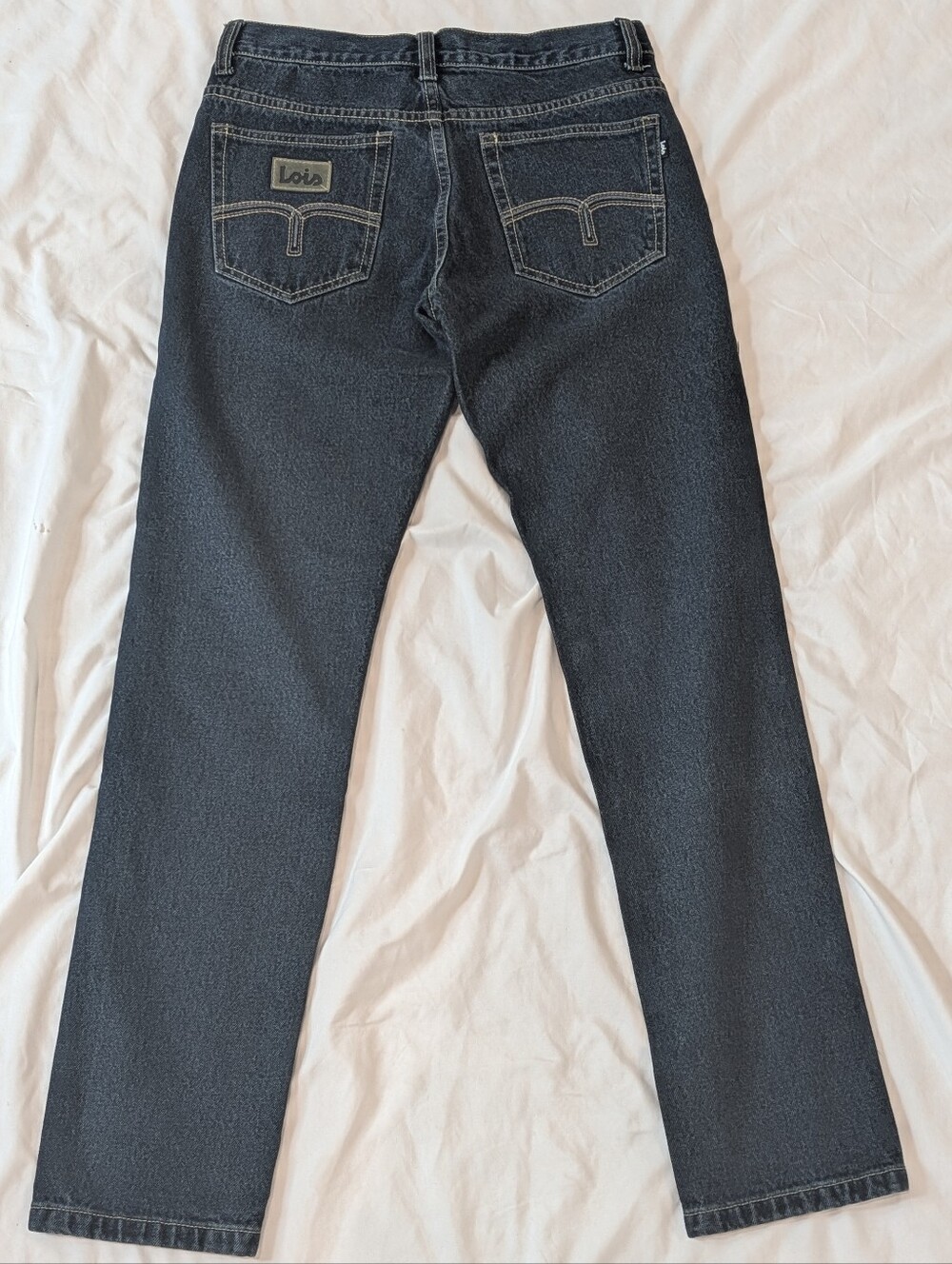 Lois Valencia Classic Cut Straight Leg Jeans in Dark Indigo